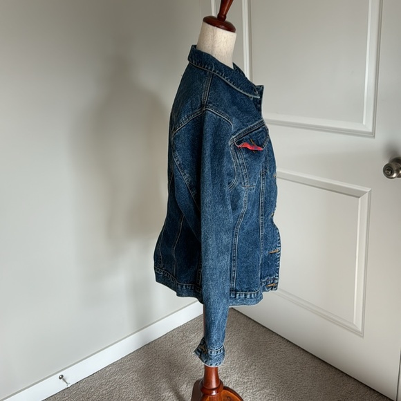 Vintage denim jacket womens Medium - Picture 3 of 10